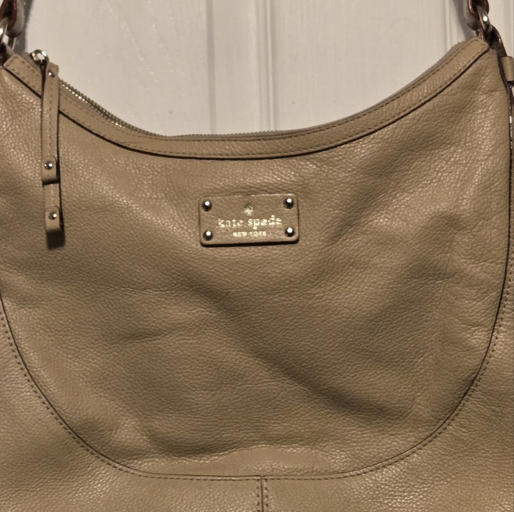 Kate Spade New York Hobo with Dust Bag Color Tan - Picture 5 of 10